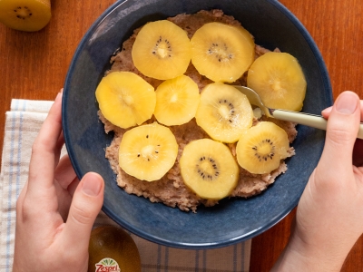 le porridge de sarrasin au kiwi